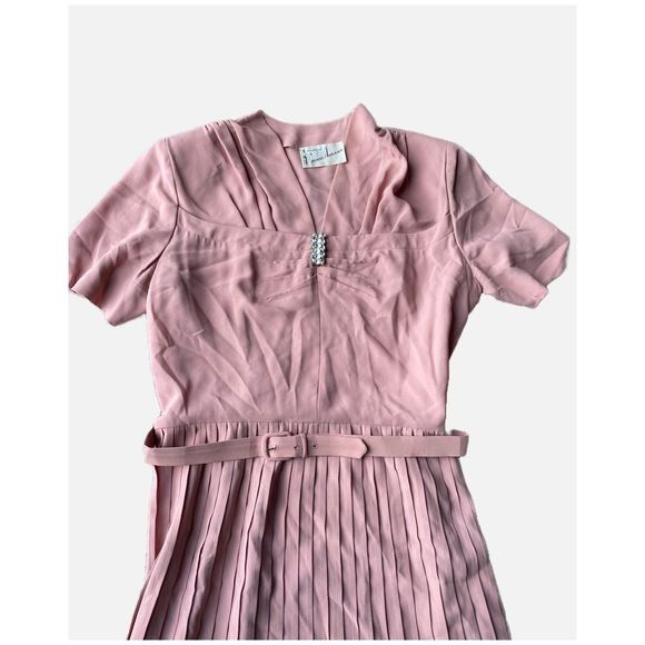 Vintage 1940s Art Deco CA Crane Abrams dress size medium - Picture 4 of 4